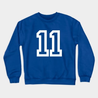 Sports Shirt #11 (white letter) Crewneck Sweatshirt